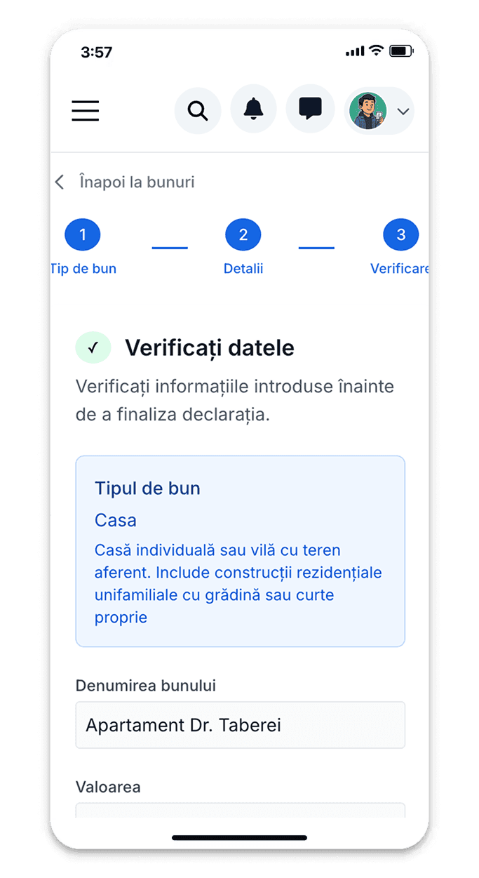 Declaration management system
