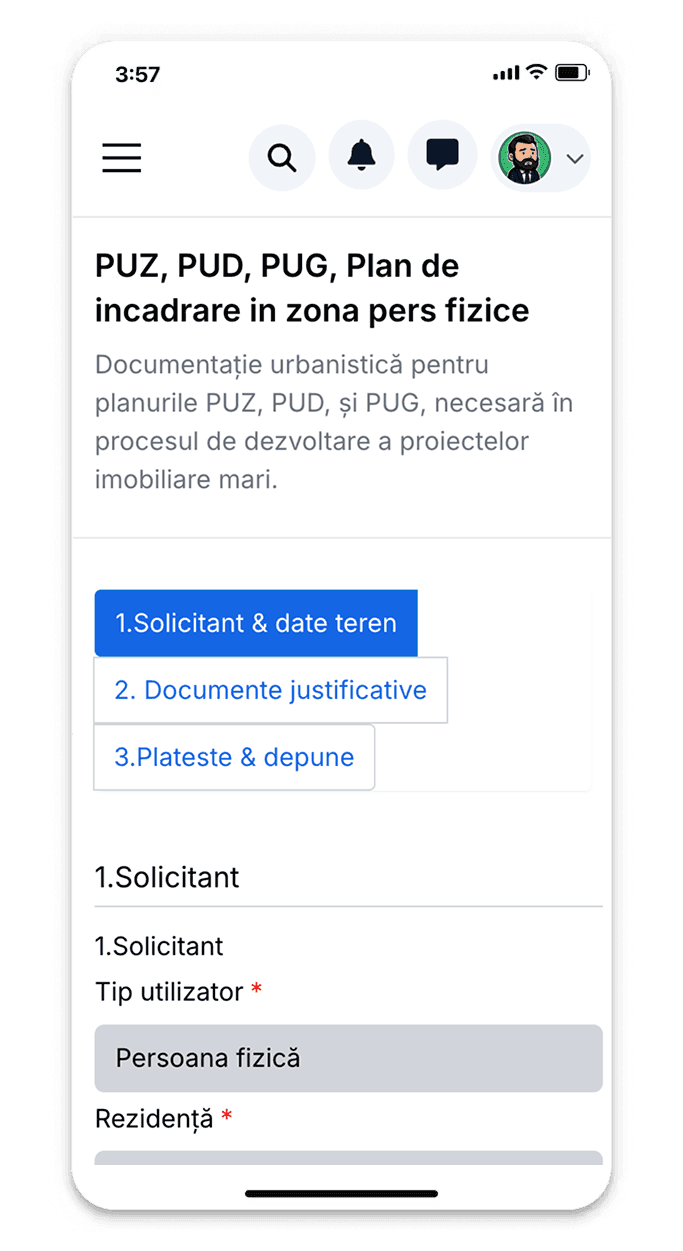 Track request status