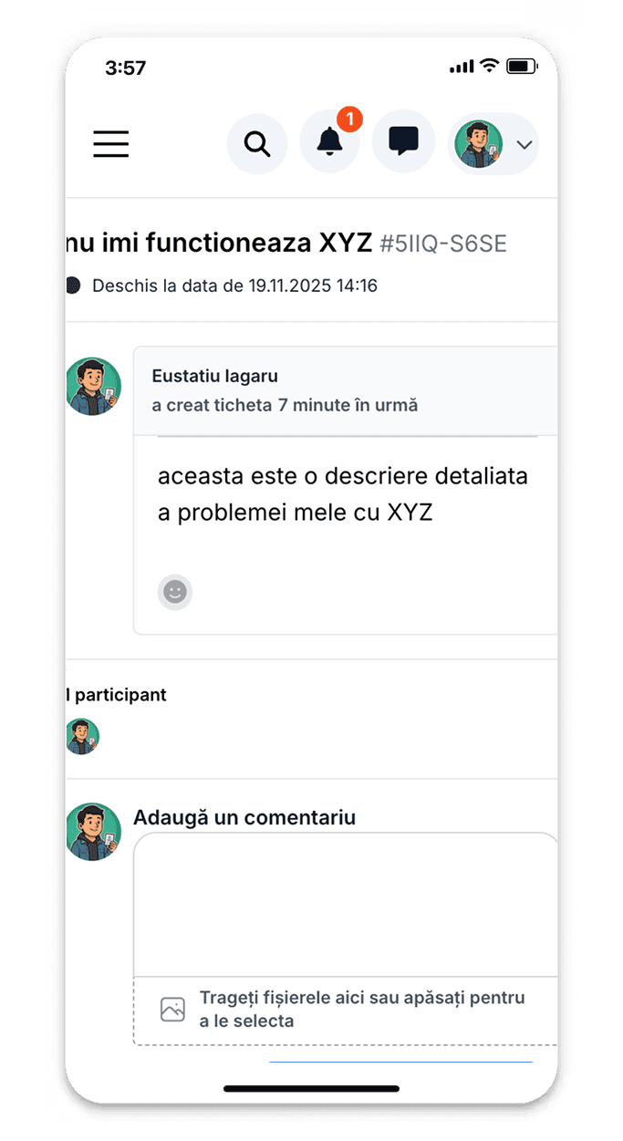 Corporate ticketing support